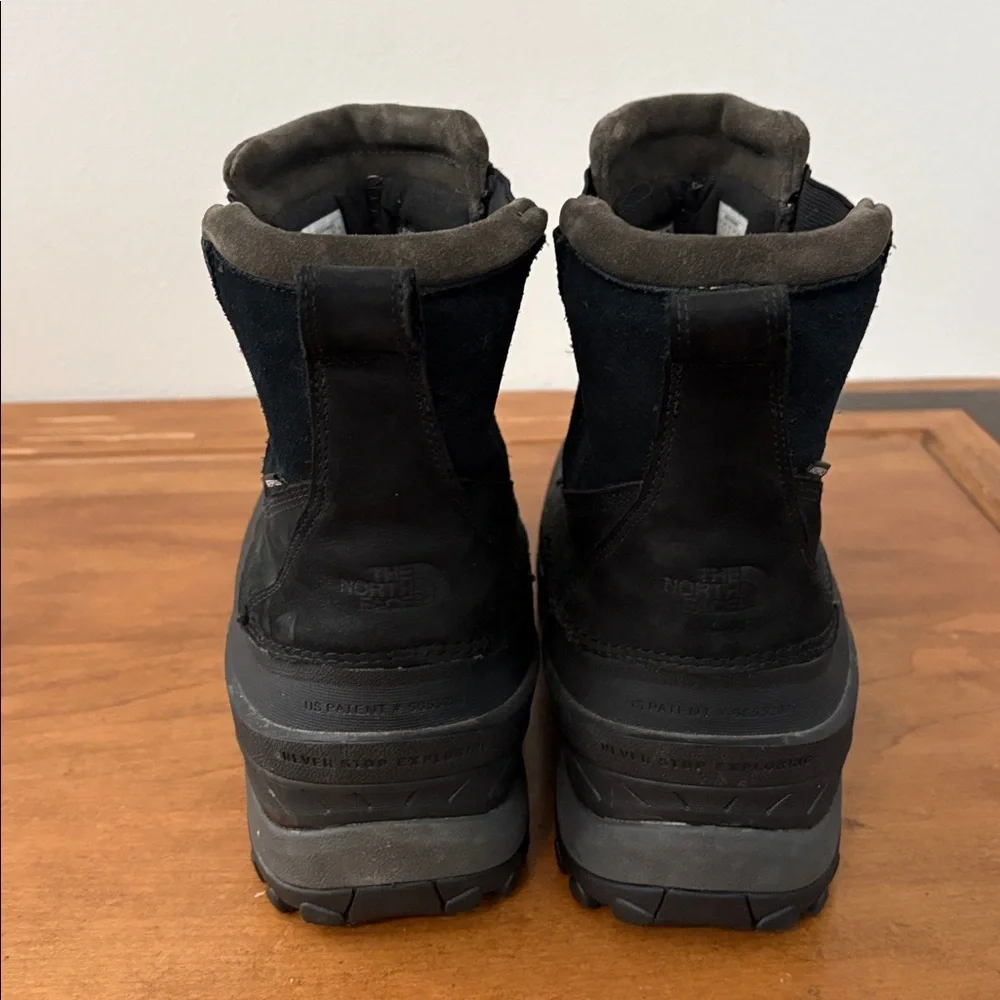 The North Face Chilkat Black Snow Rain Boots Size 12.5